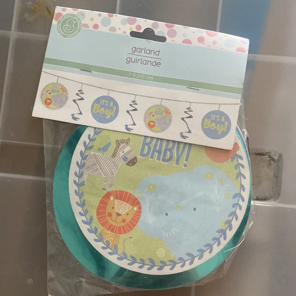 Baby boy baby shower decorations all new